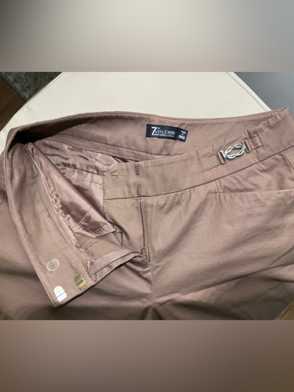 NY & Co. Women Brown Dress Pants